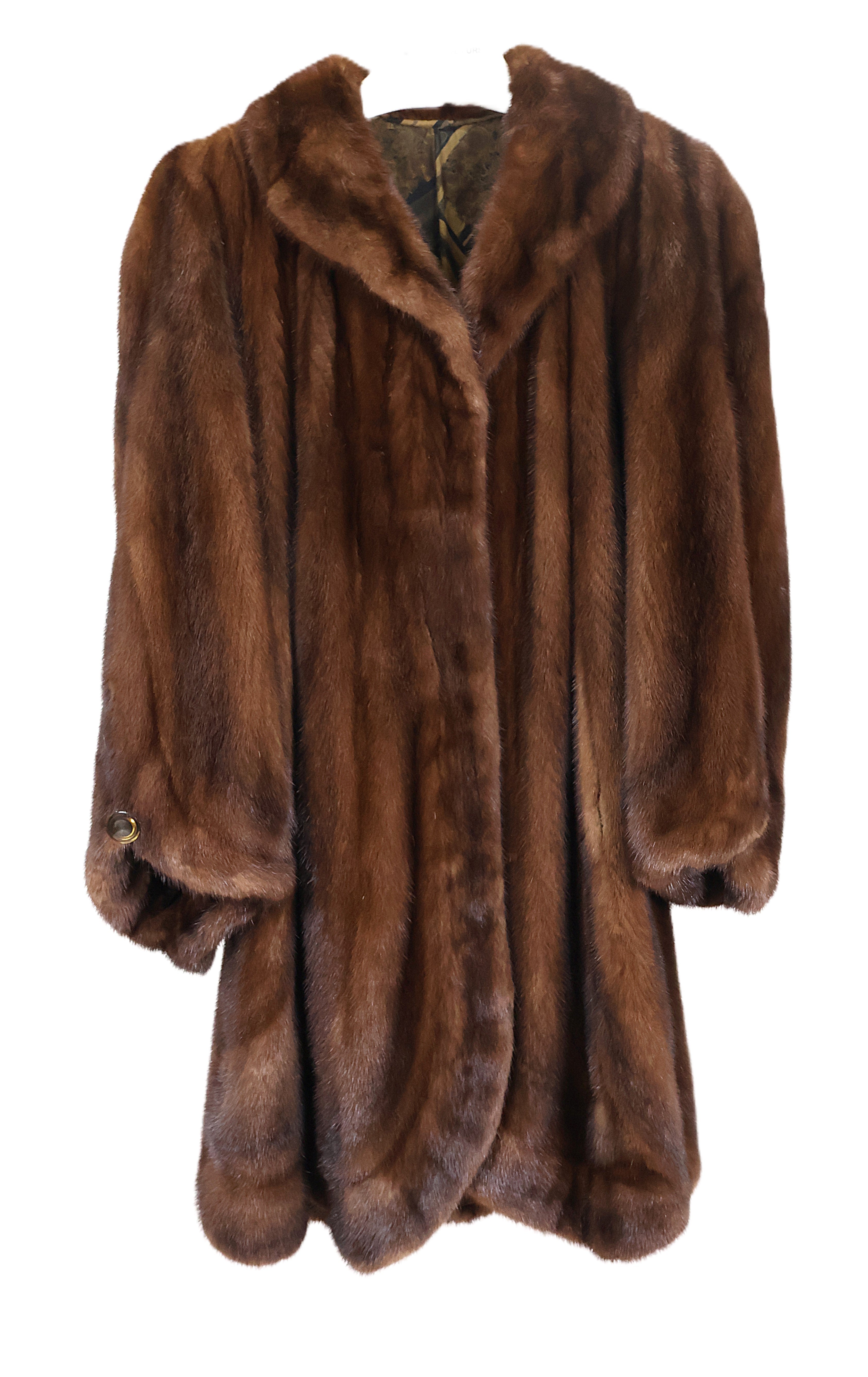 PRE-OWNED DEMI BUFF MINK DIRECTIONAL SWING STROLLER W/ WING COLLAR & BELL SLEEVES