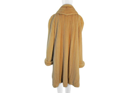 NATURAL PEARL MINK 7/8 DIRECTIONAL COAT