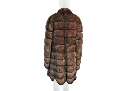 BARGUZINE RUSSIAN SABLE HORIAZONTAL 3/4 COAT