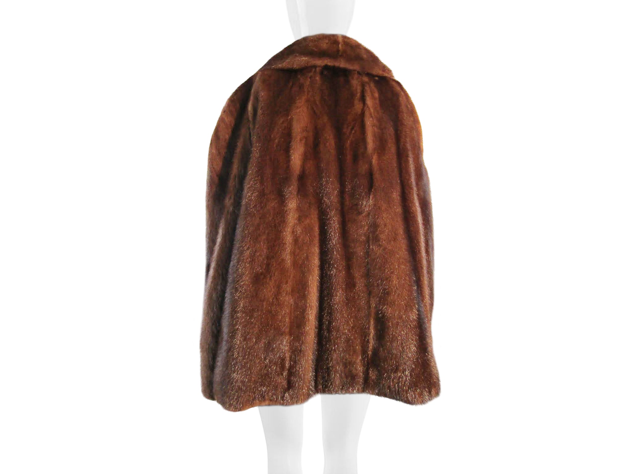 DEMI BUFF MINK JACKET WITH KNOTCH COLLAR