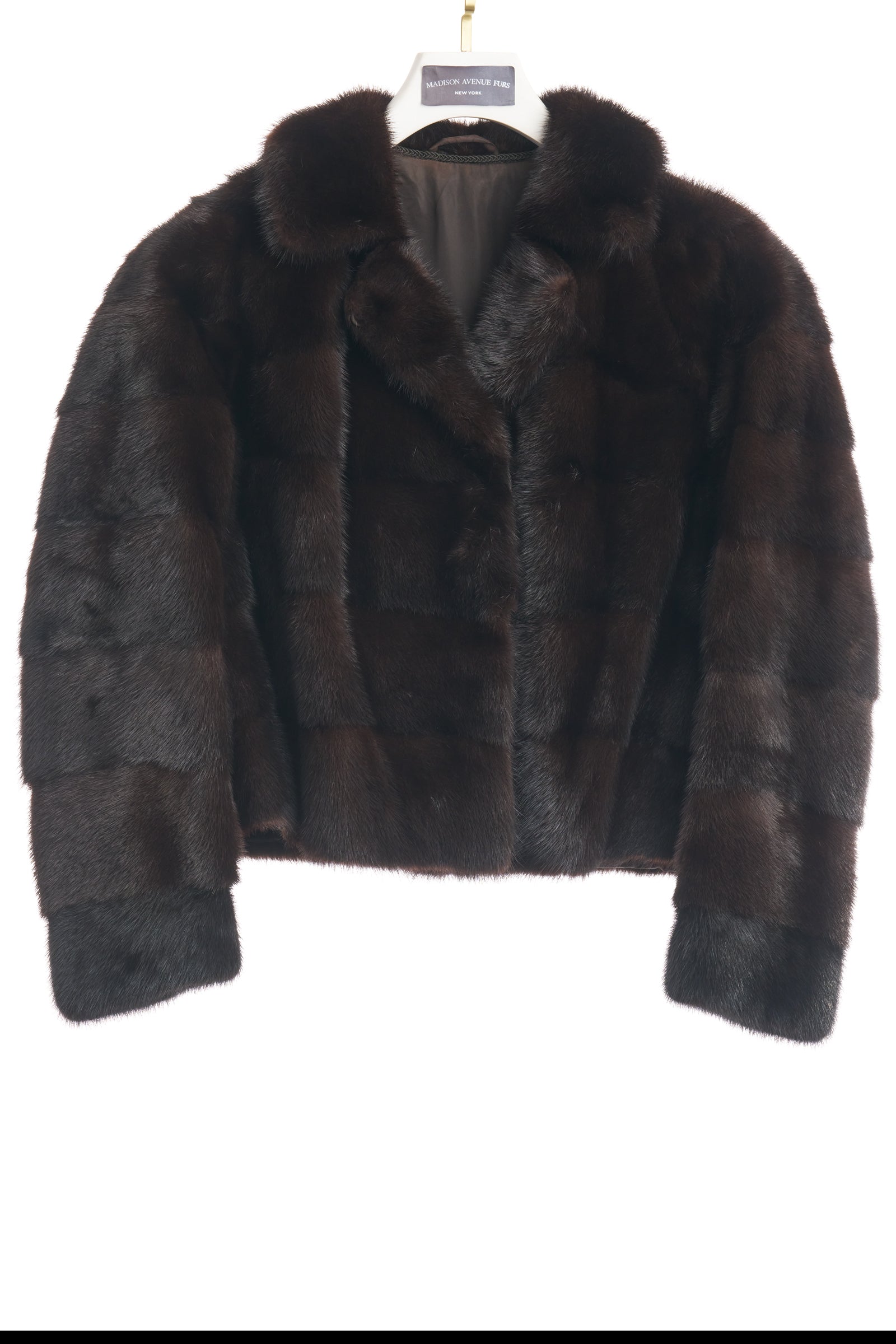 PRE-OWNED NATURAL RANCH MINK HORIZONTAL JACKET