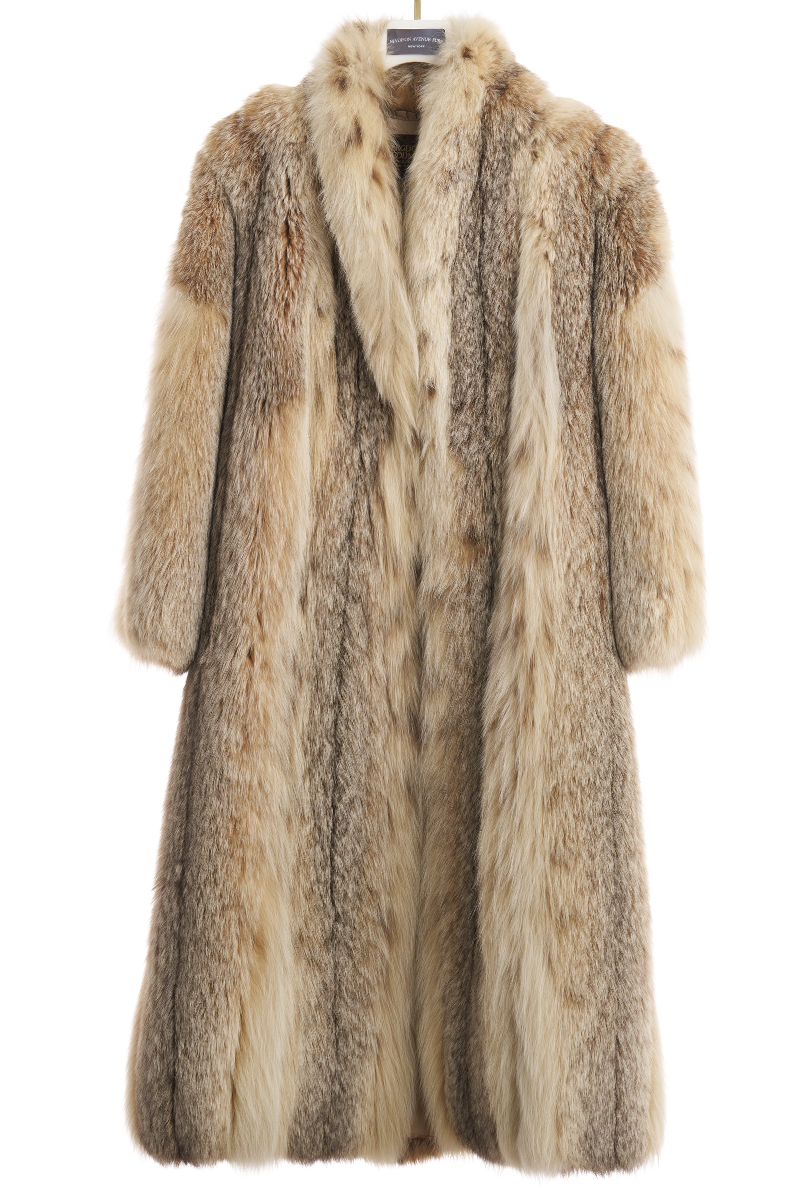 PRE-OWNED CANADIAN LYNX COAT W/ SHAWL COLLAR