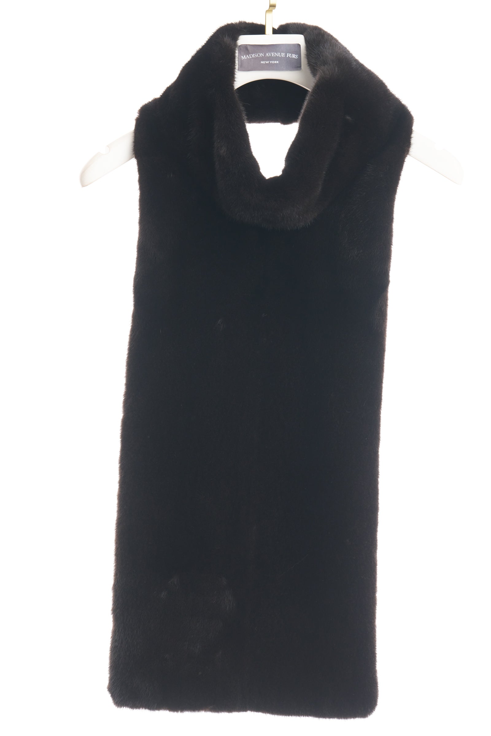 NATURAL MAHOGANY MINK SNOOD