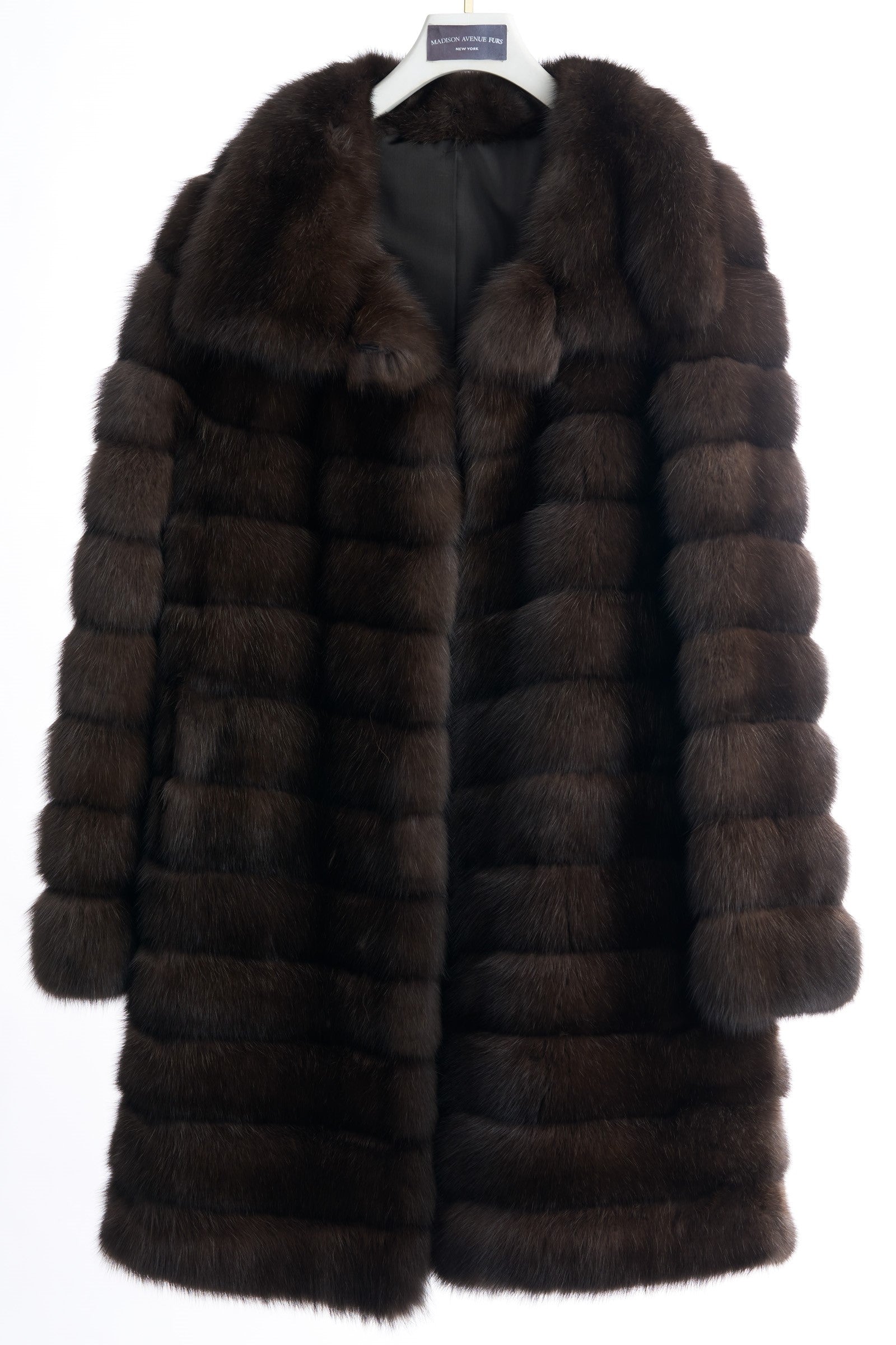 BARGUZIN RUSSIAN SABLE HORIZONTAL 3/4 W/ WING COLLAR