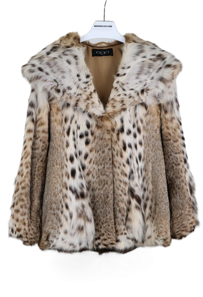 PRE-OWNED CANADIAN LYNX HOODED JACKET