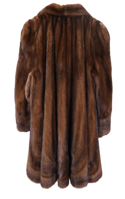 PRE-OWNED DEMI BUFF MINK DIRECTIONAL SWING STROLLER W/ WING COLLAR & BELL SLEEVES