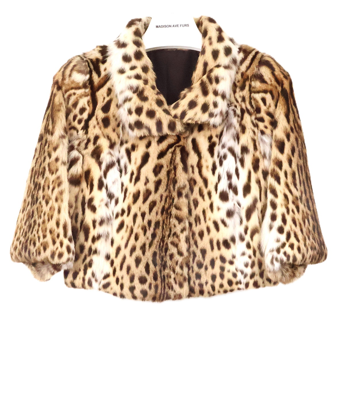 PRE-OWNED LIPPI CAT SHRUG JACKET W/ WING COLLAR & 3/4 SLEEVES