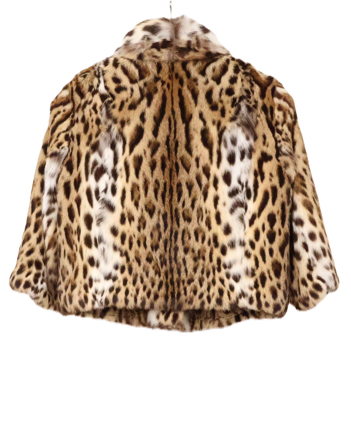 PRE-OWNED LIPPI CAT SHRUG JACKET W/ WING COLLAR & 3/4 SLEEVES