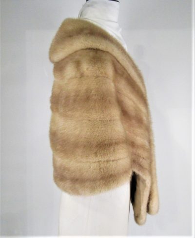 Pre-Owned Light Colored Pastel Mink Stole (Size: 12-14)